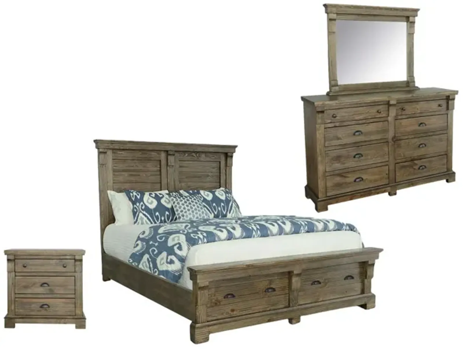 Baldwin 4 Piece Storage Room Group