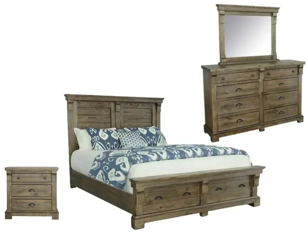 Baldwin 4 Piece Storage Room Group