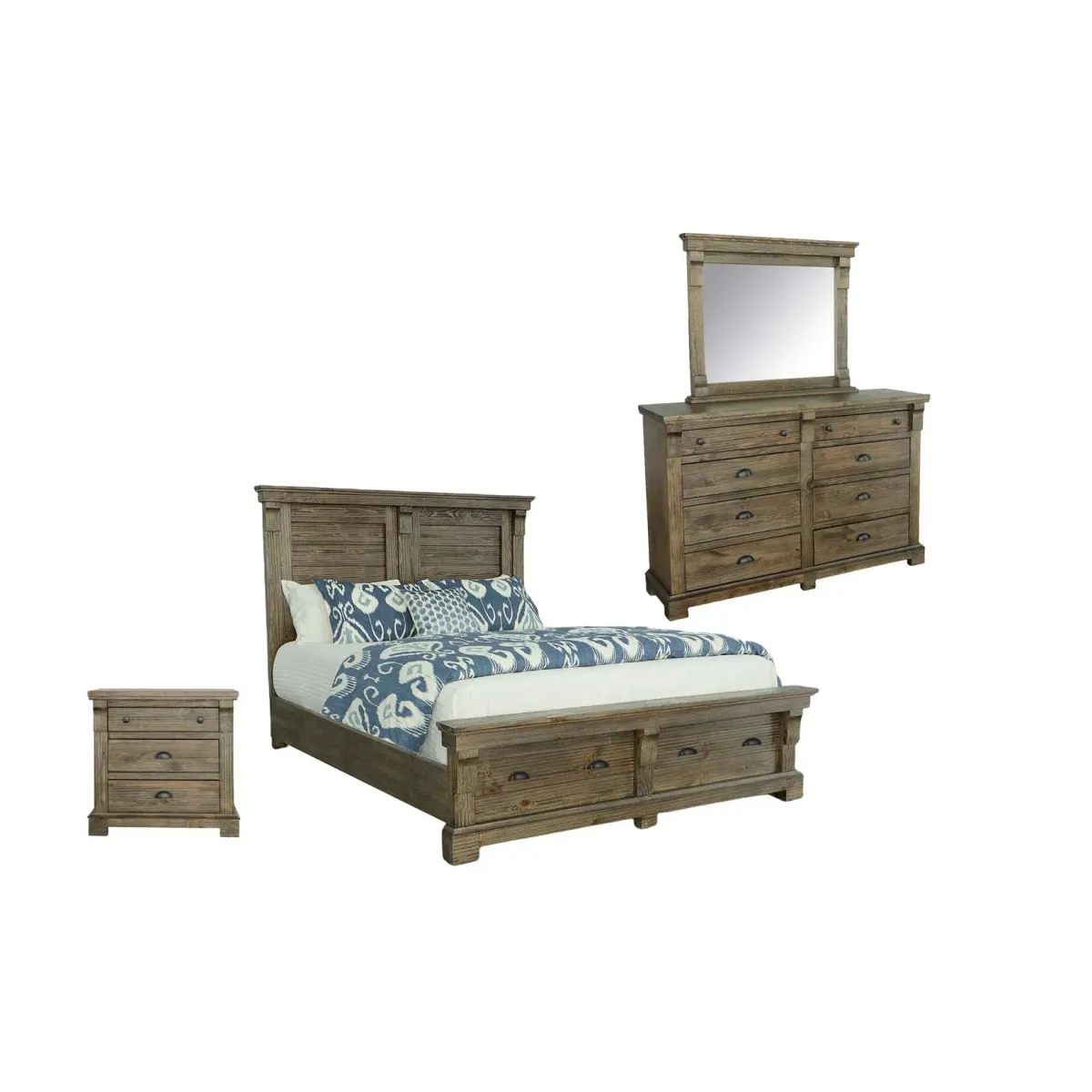 Baldwin 4 Piece Storage Room Group