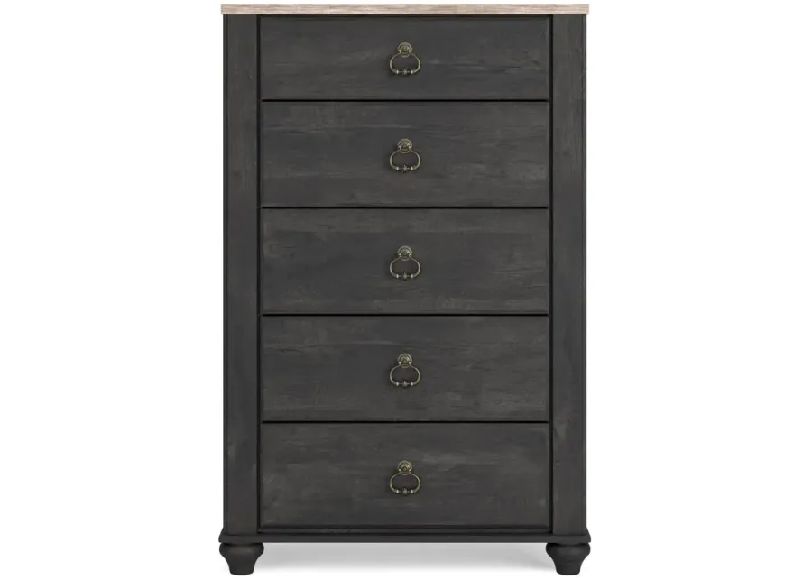 Ashley Furniture | Nanforth Chest | Graphite