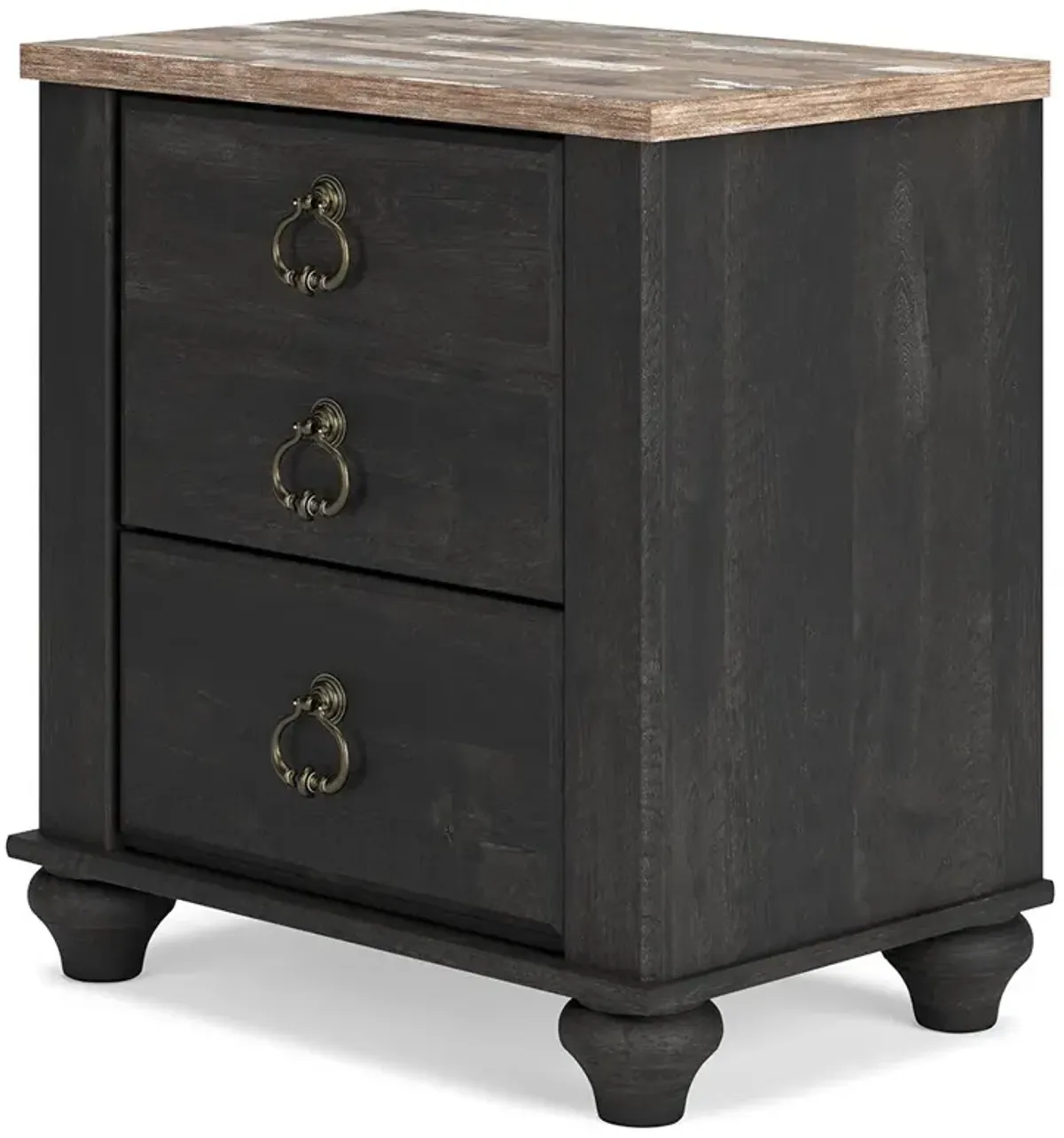 Ashley Furniture | Nanforth Nightstand | Graphite