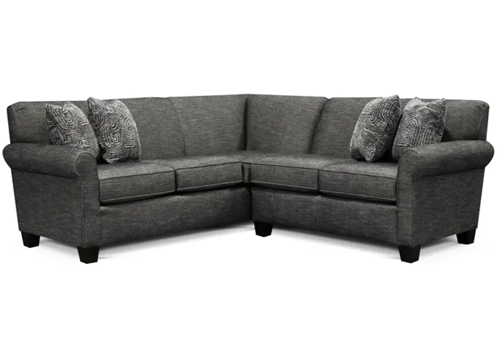 York 2 Piece Right Loveseat Sectional