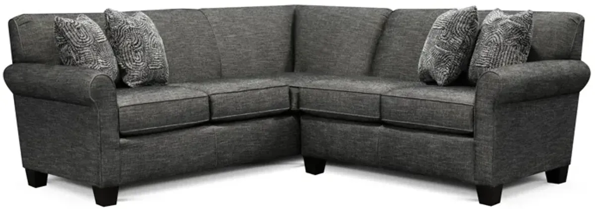 York 2 Piece Right Loveseat Sectional