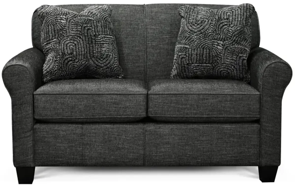 | York Loveseat | Charcoal