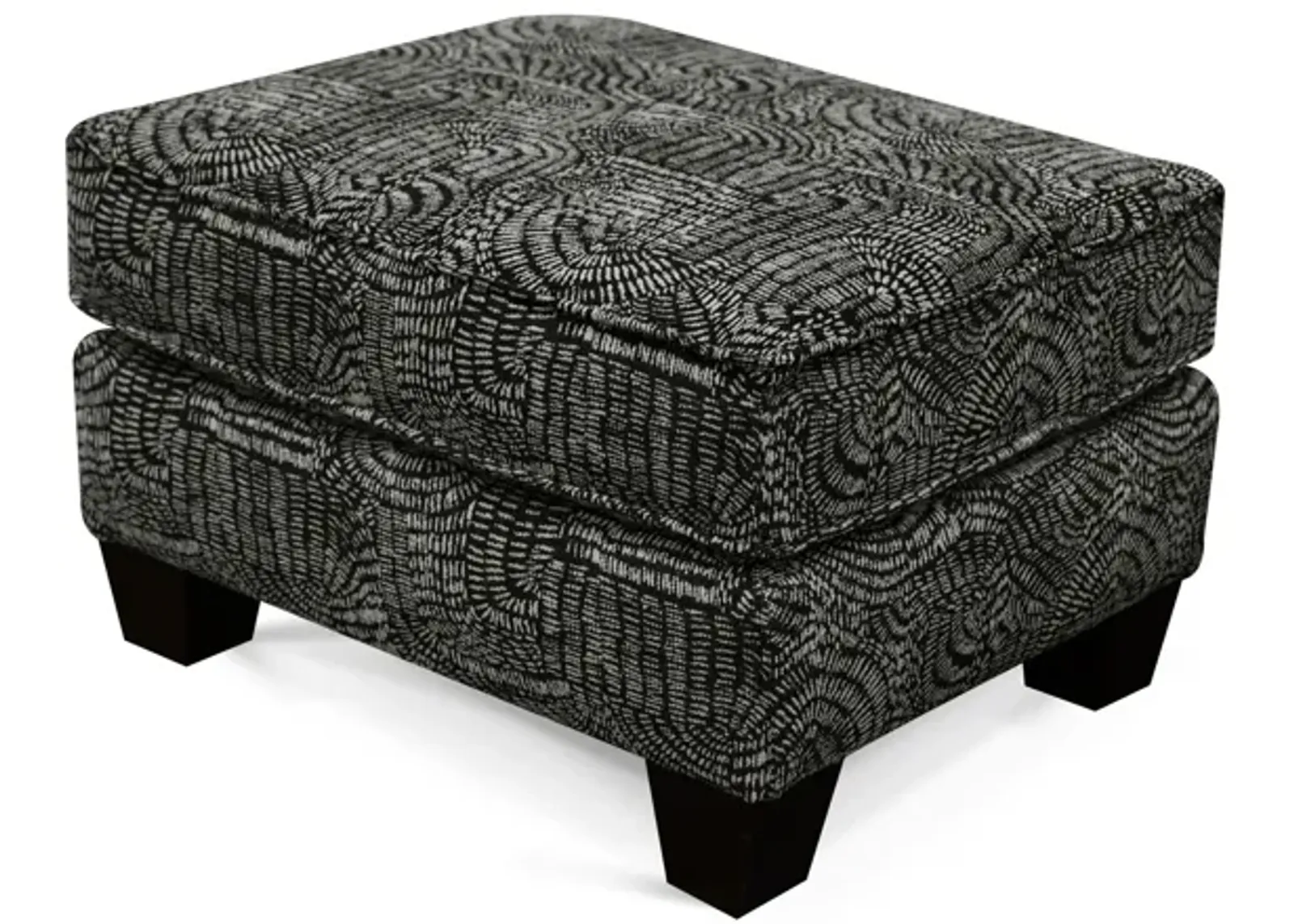 | York Ottoman | Onyx