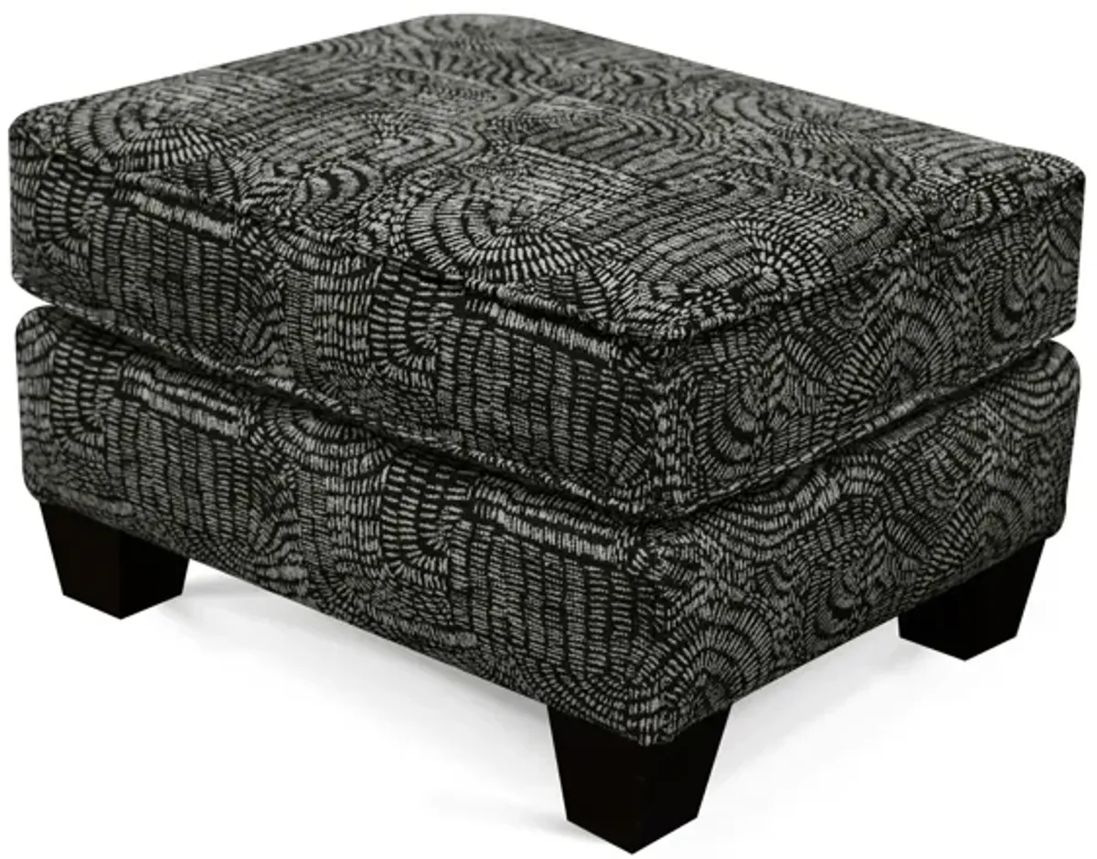 | York Ottoman | Onyx