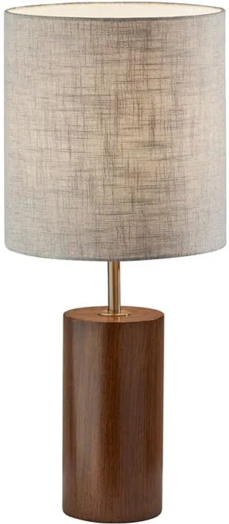 Dean Walnut Table Lamp