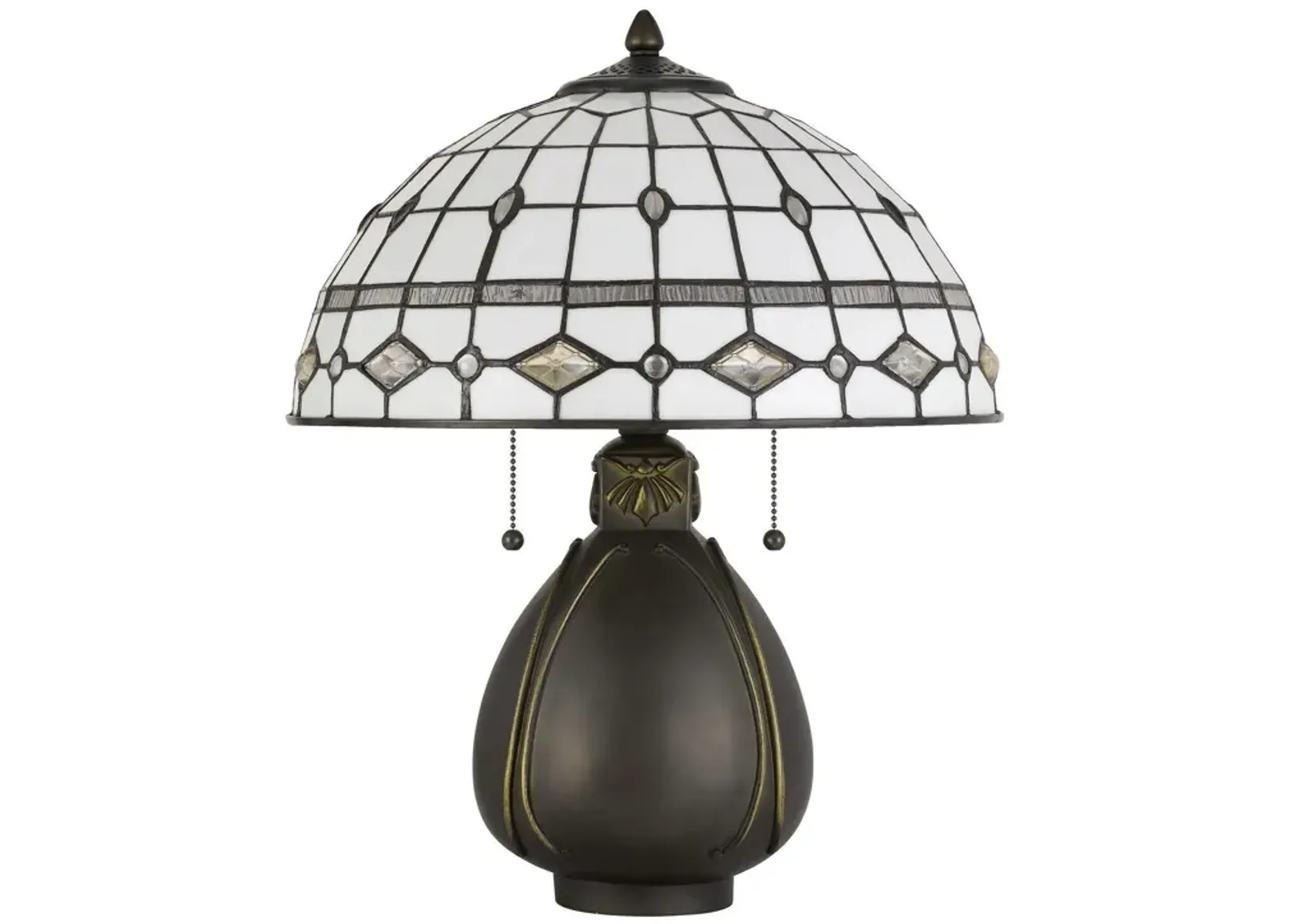 | Tiffany Contemporary Table Lamp | Dark Bronze