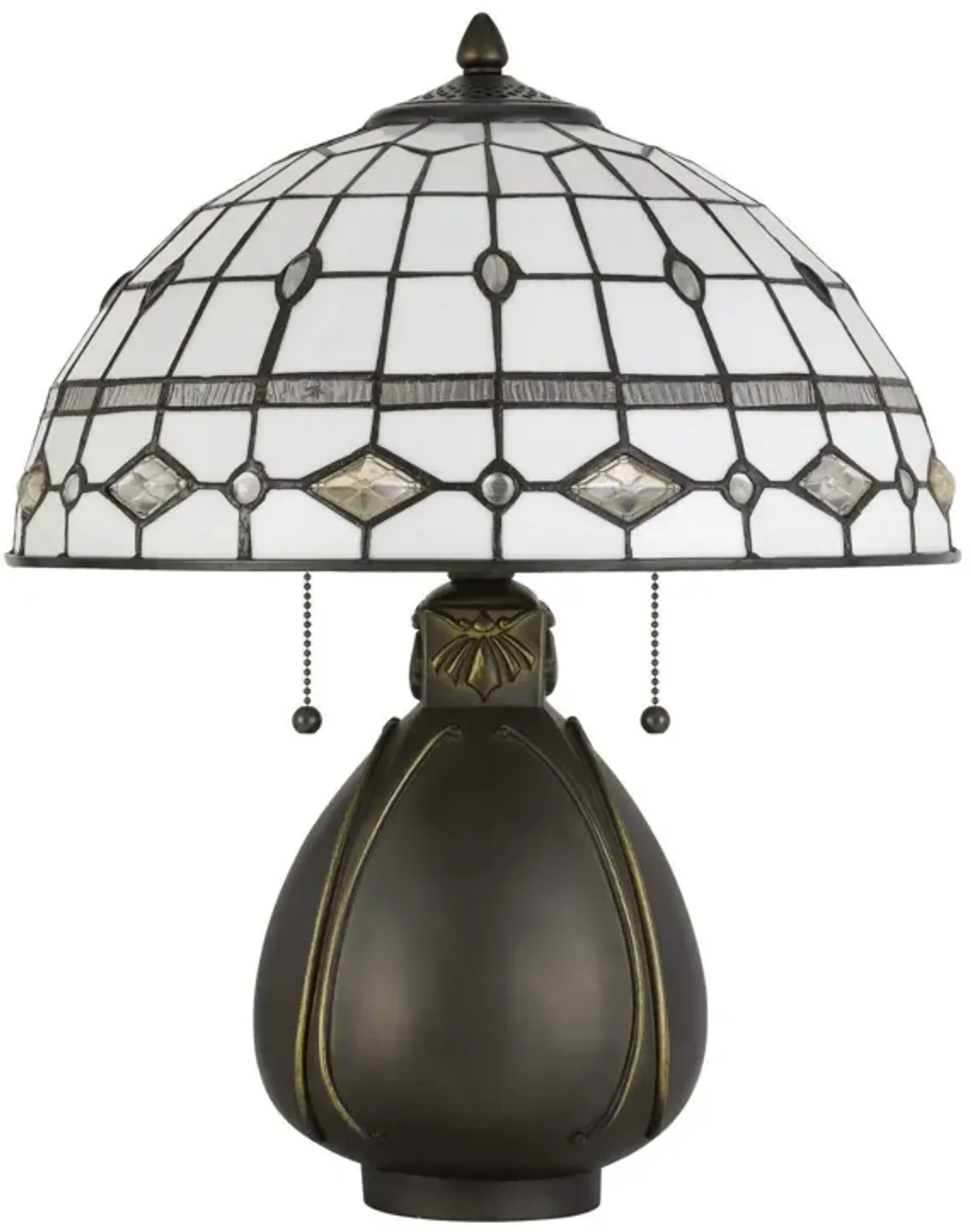 | Tiffany Contemporary Table Lamp | Dark Bronze