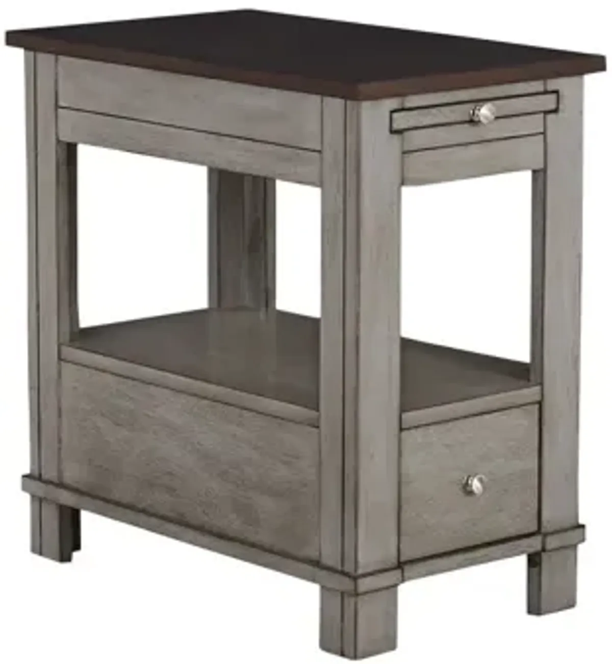 | Chairsides III Tray Chairside Table | Gray