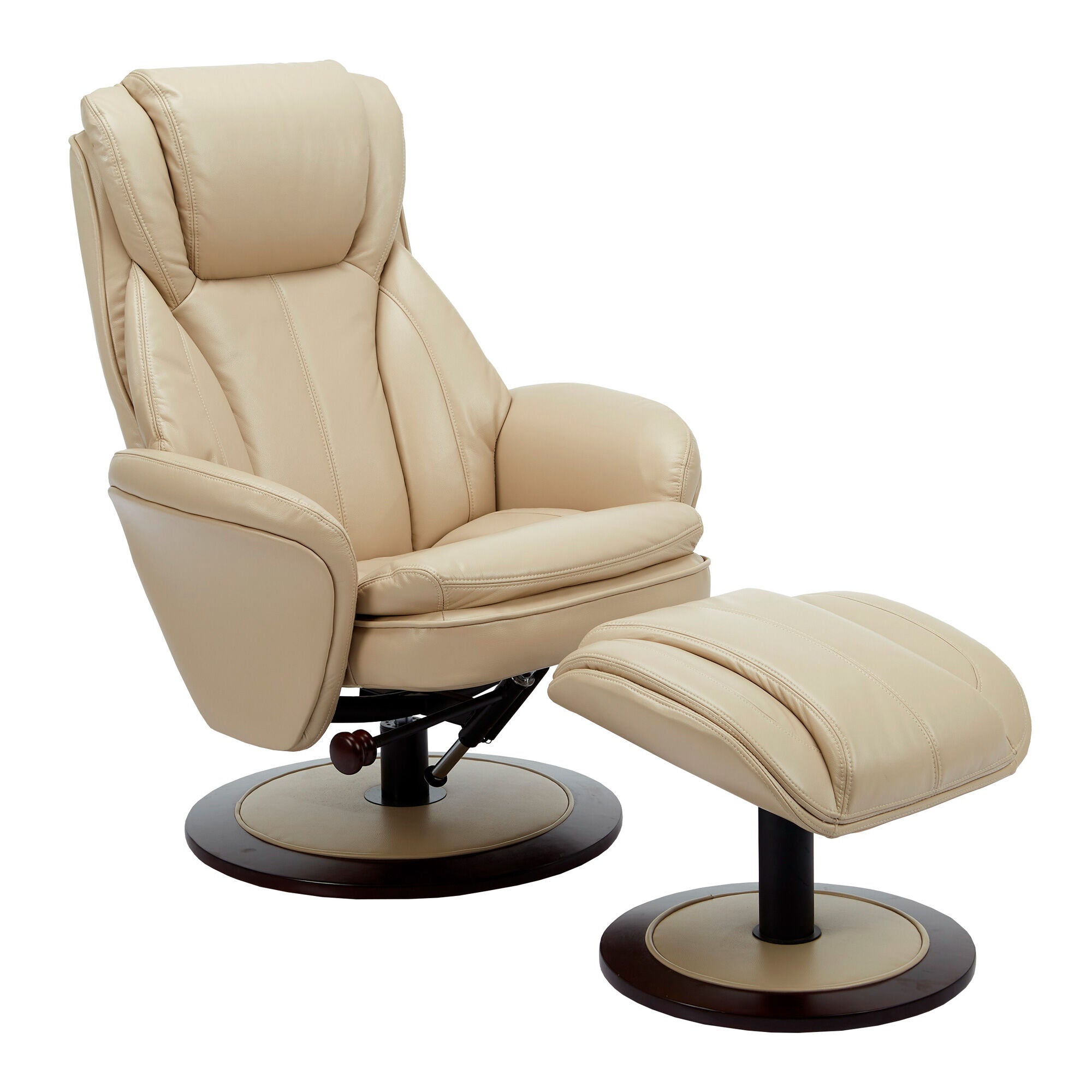 Progressive Furniture | Nova Recliner And Ottoman | Cobblestone