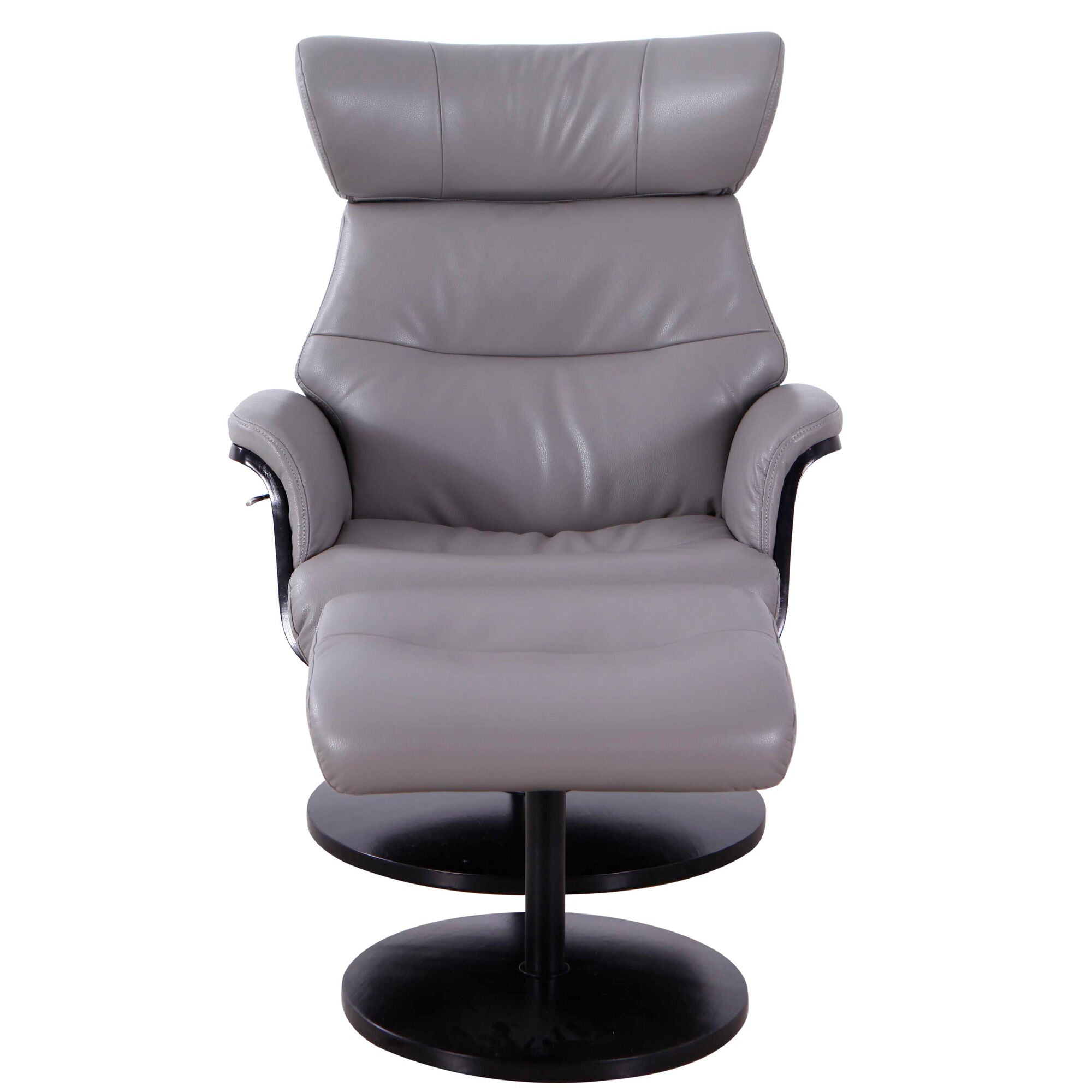 Progressive Furniture | Sennet Recliner And Ottoman | Black