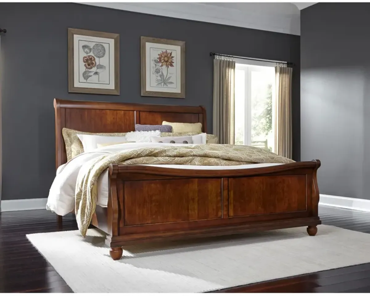 Rustic Traditions Sleigh Bed