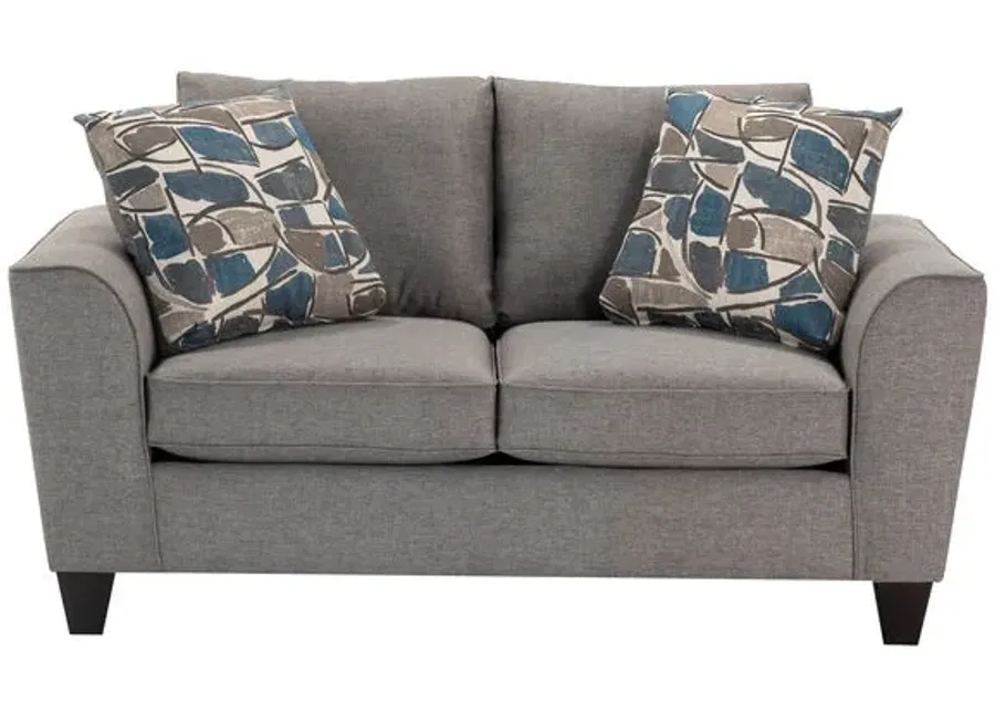 Elling Gray Loveseat Sofa