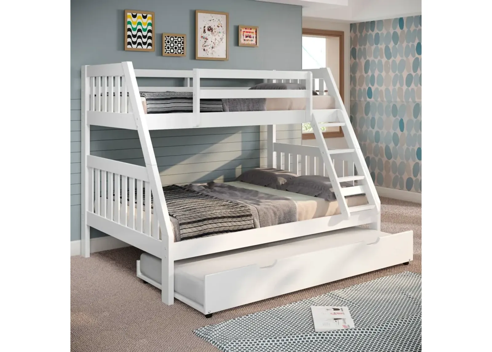 Jordan Bunk Bed With Trundle