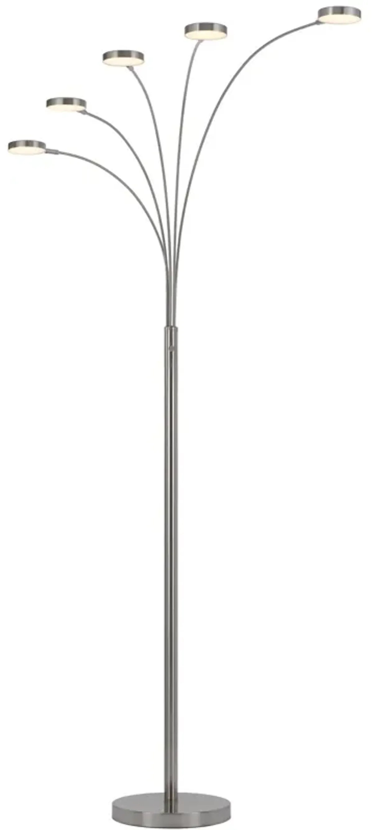 | Malibu Floor Lamp | Brushed Steel