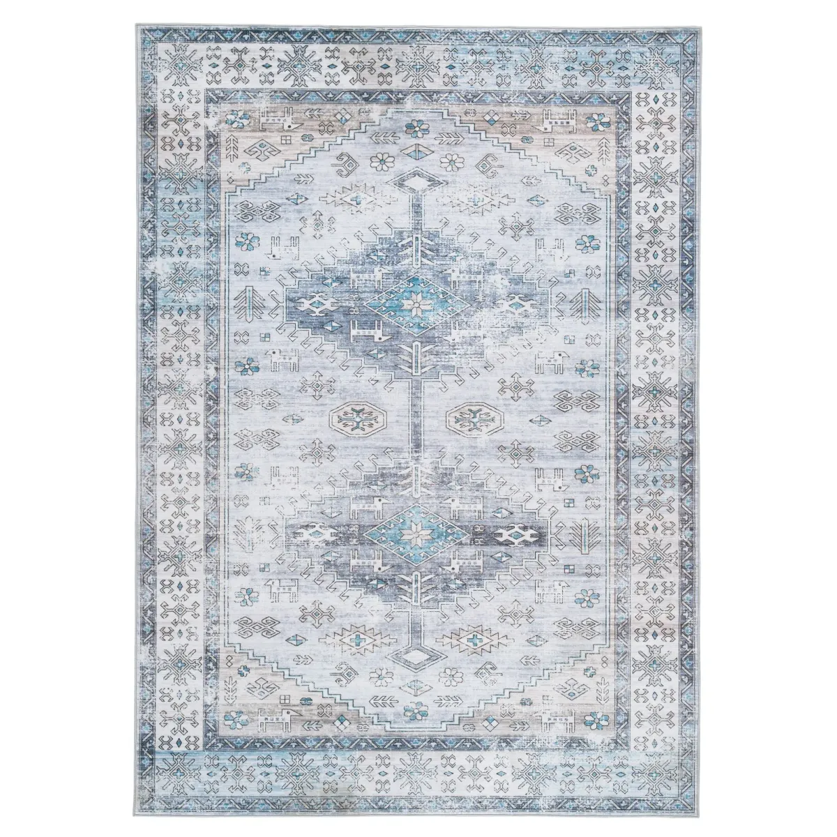 Hebruns Blue Rug