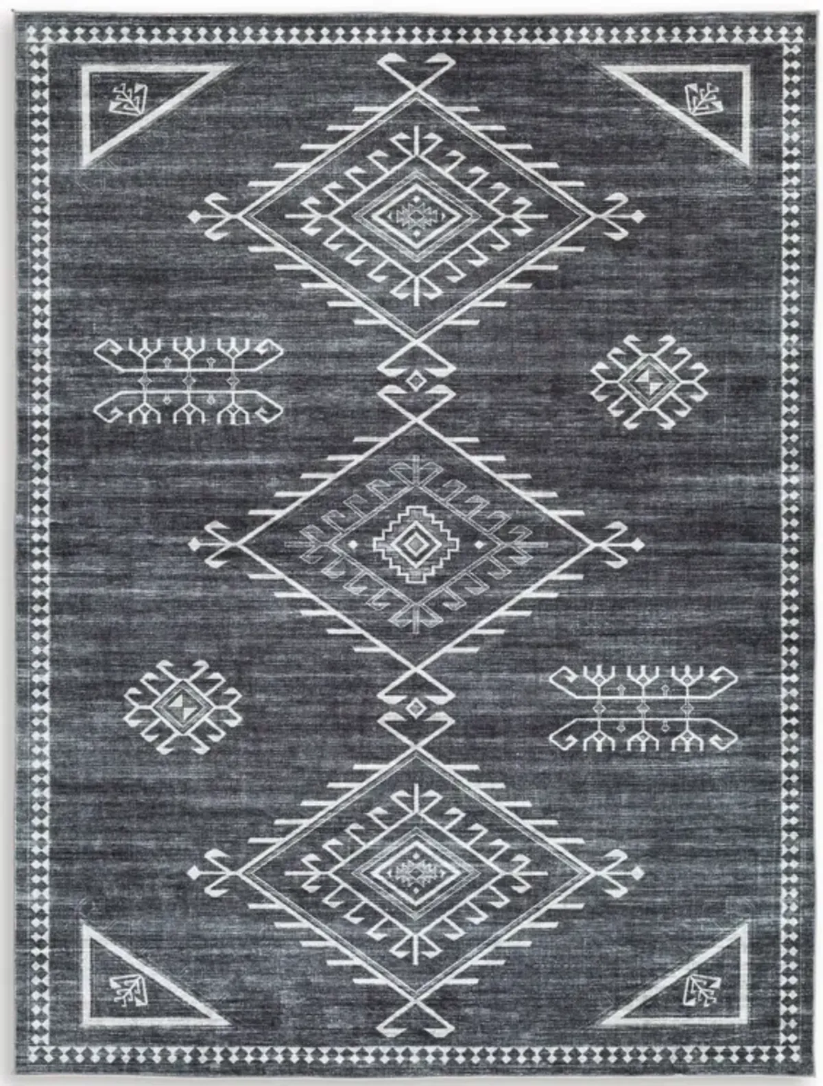 Ashley Furniture Arloman Washable Black Rug