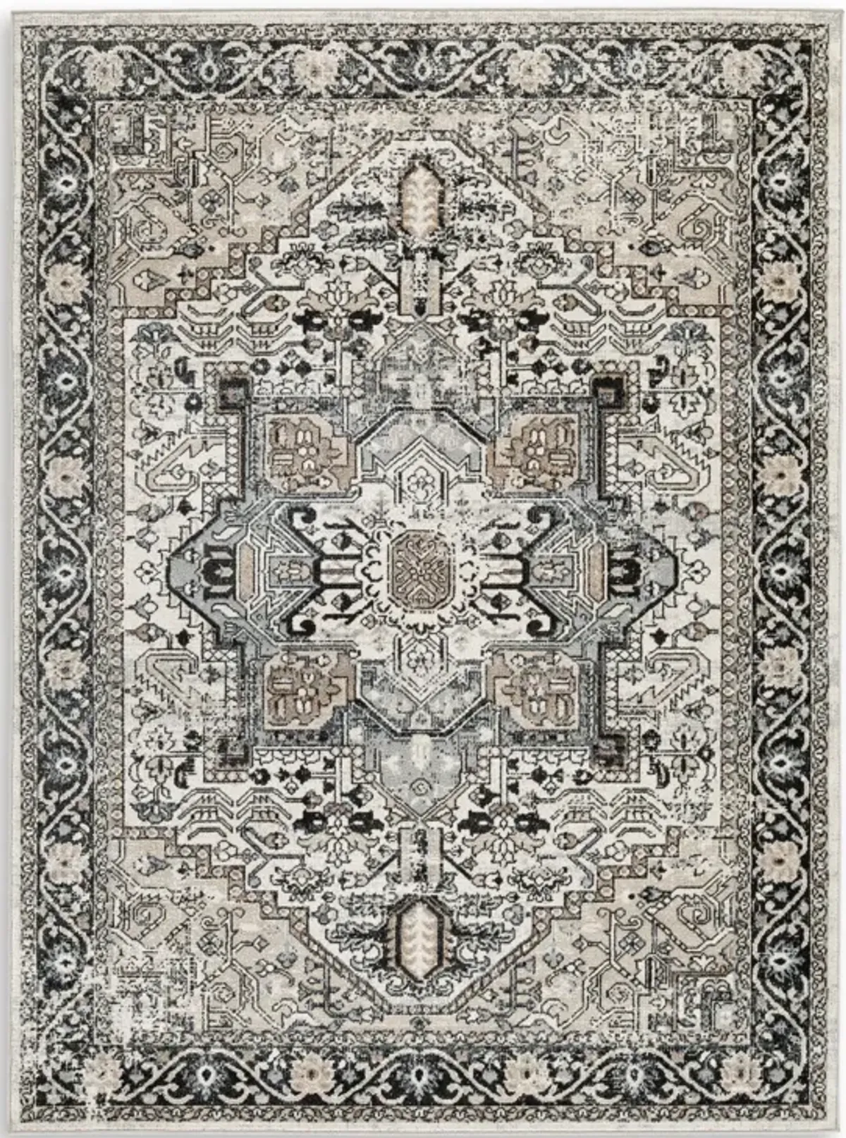 Ashley Furniture | Gregmoore Black 5'x8' Rugs