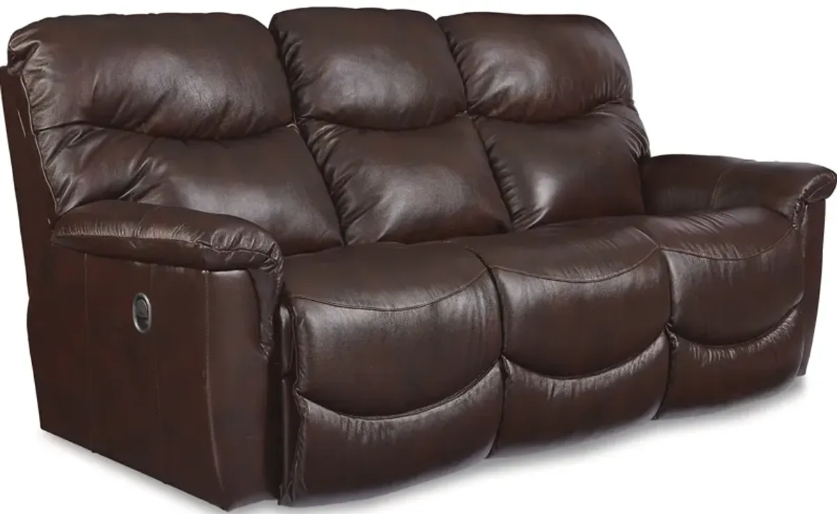 La-Z-Boy | James Leather Reclining Sofa | Walnut