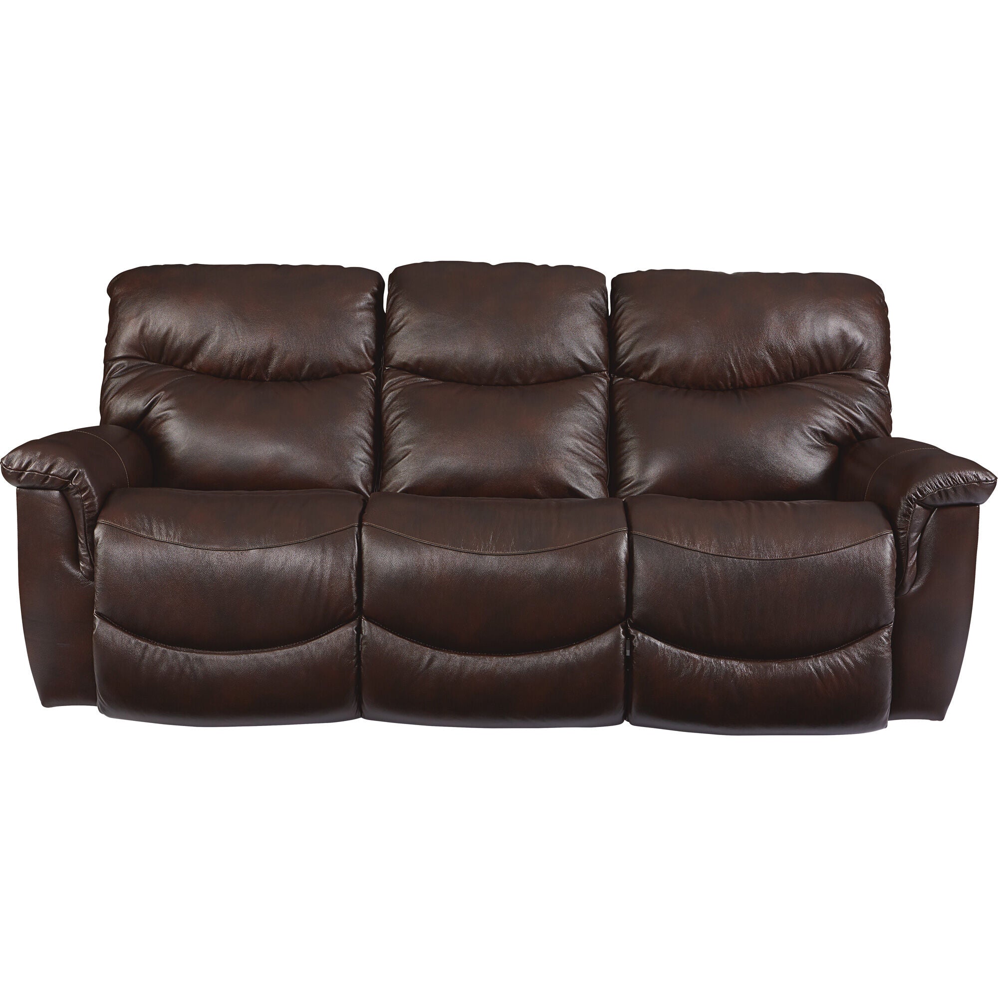 La-Z-Boy | James Leather Reclining Sofa | Walnut