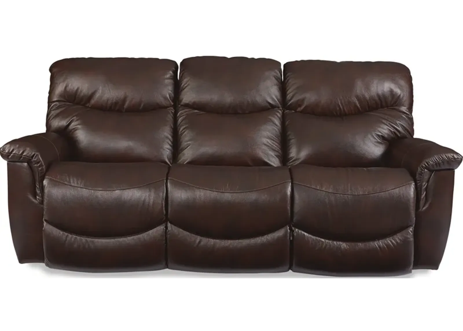 La-Z-Boy | James Leather Power Plus Reclining Sofa | Walnut