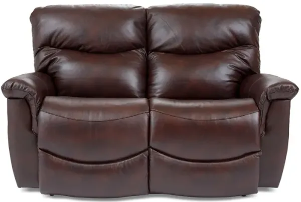 La-Z-Boy James Leather Tri-Power Reclining Loveseat