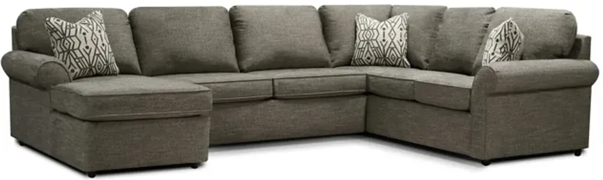 Burke 3 Piece Left Chaise Sectional