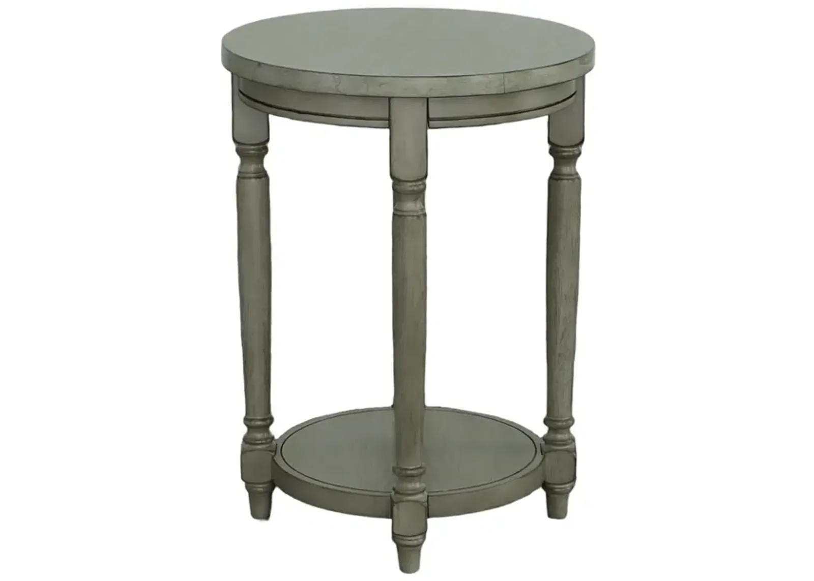 | Ella Chairside Table | Ash Gray