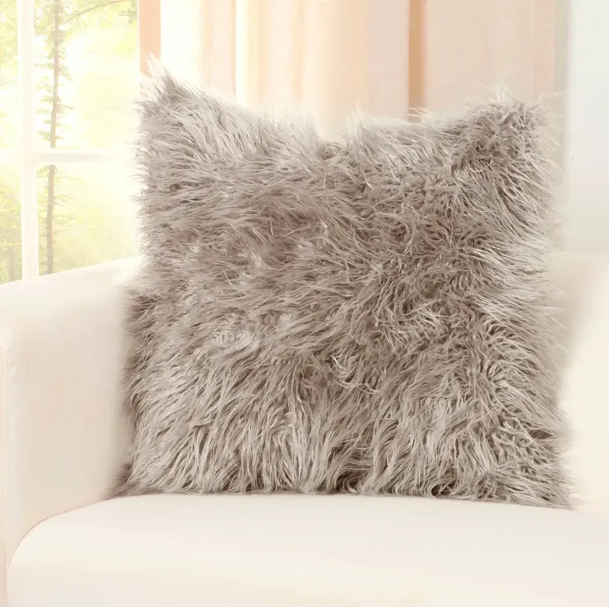 Llama 20 Inch Feather Pillow