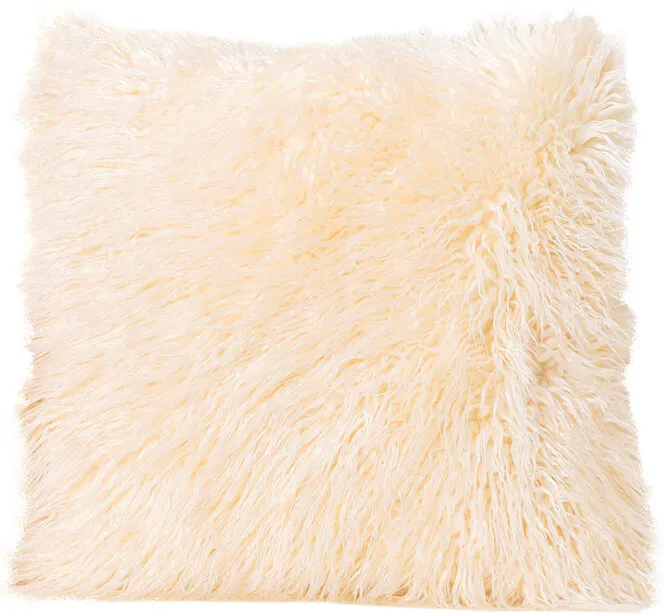 Llama Cream 16" Feather Pillow