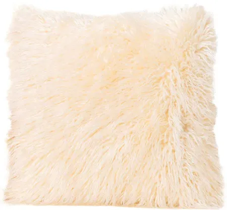 Llama Cream 20" Feather Pillow