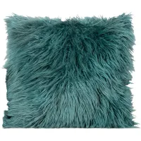 Llama Teal 20" Feather Pillow