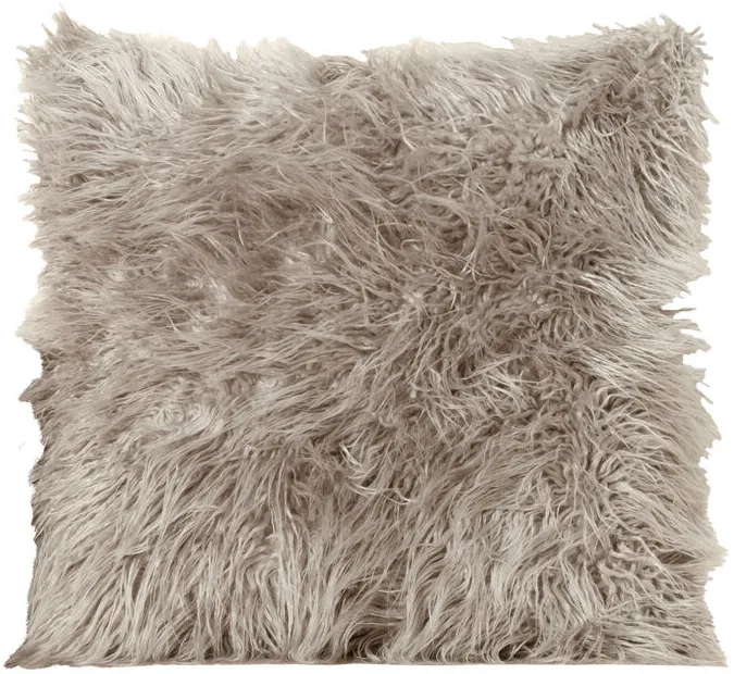 Llama Smoky Quartz 16" Feather Pillow