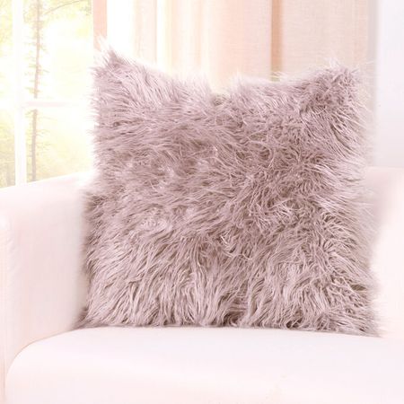 Llama Dusty Lavender 16" Feather Pillow