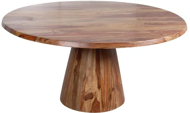 Brownstone Natural 59" Round Dining Table