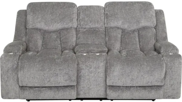Franklin Aire Power+ Reclining Console Loveseat