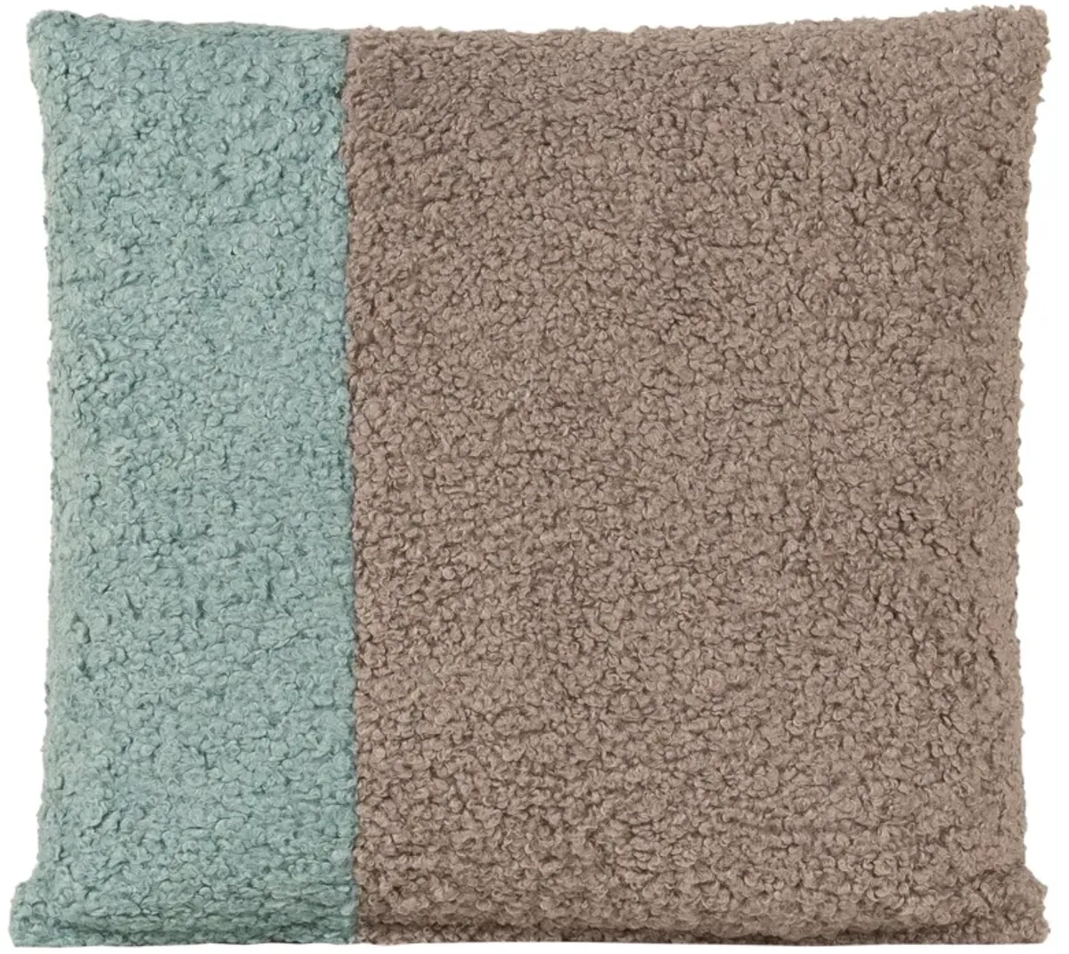 Tiffany 20 Inch 2 Patch Boucle Pillow