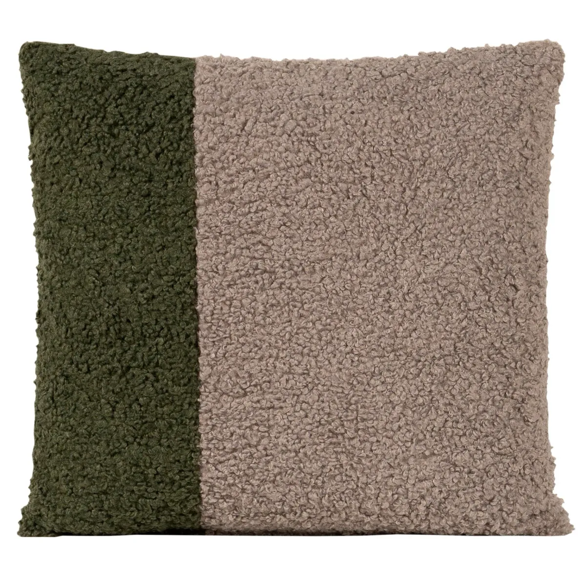 SIS Enterprises Tiffany 20 Inch 2 Patch Boucle Pillow