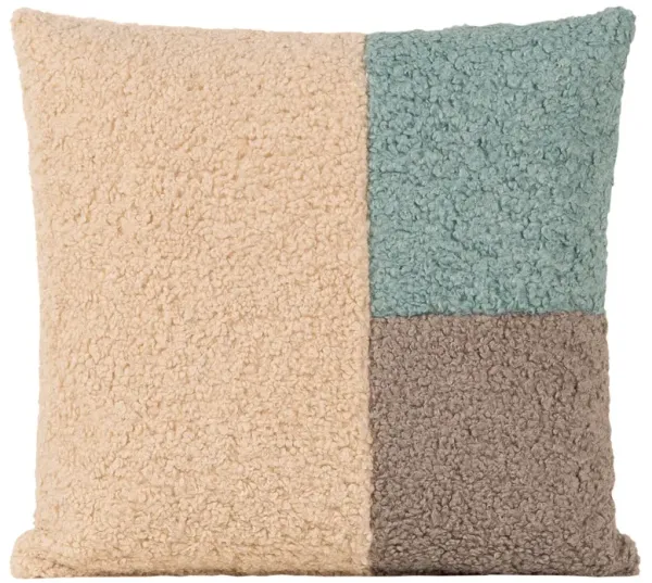 SIS Enterprises Tiffany 3 Patch Boucle Pillow