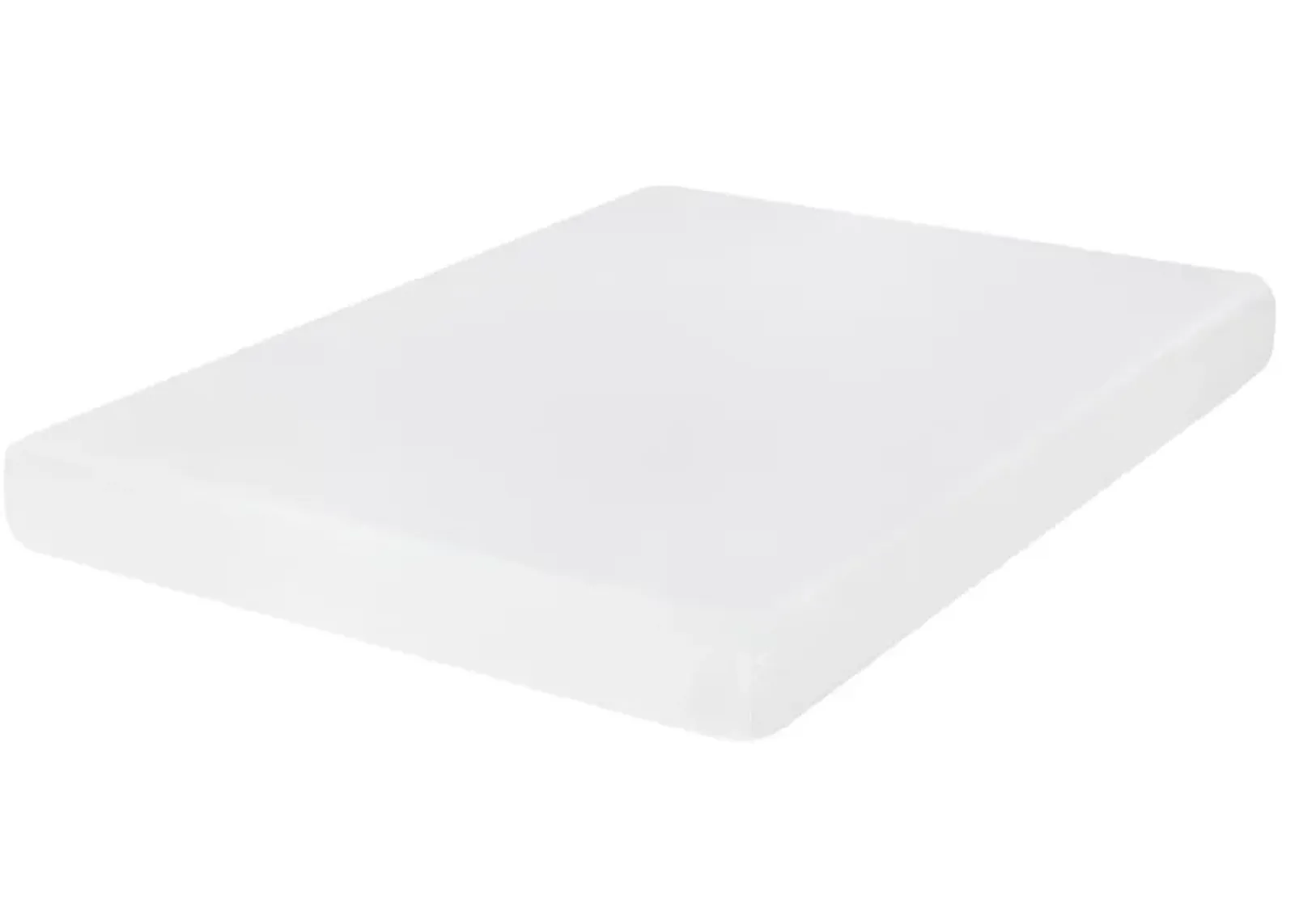 | King 8" Memory Foam Mattress | White