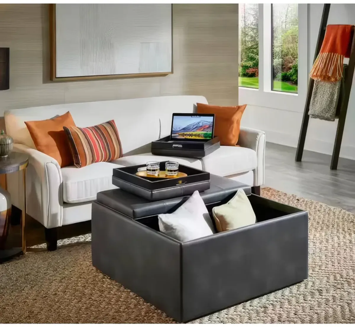 Nelson Storage Ottoman