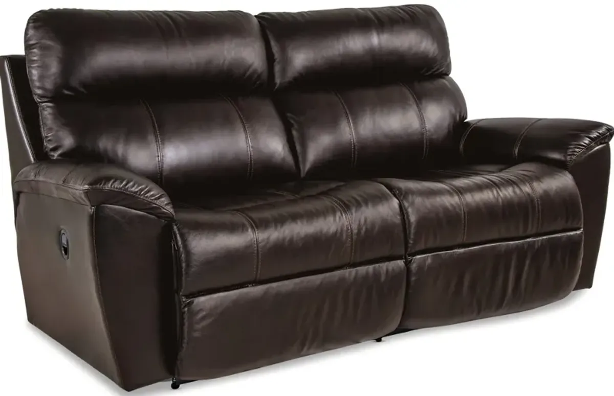 La-Z-Boy | Roman Leather Reclining Sofa | Chocolate