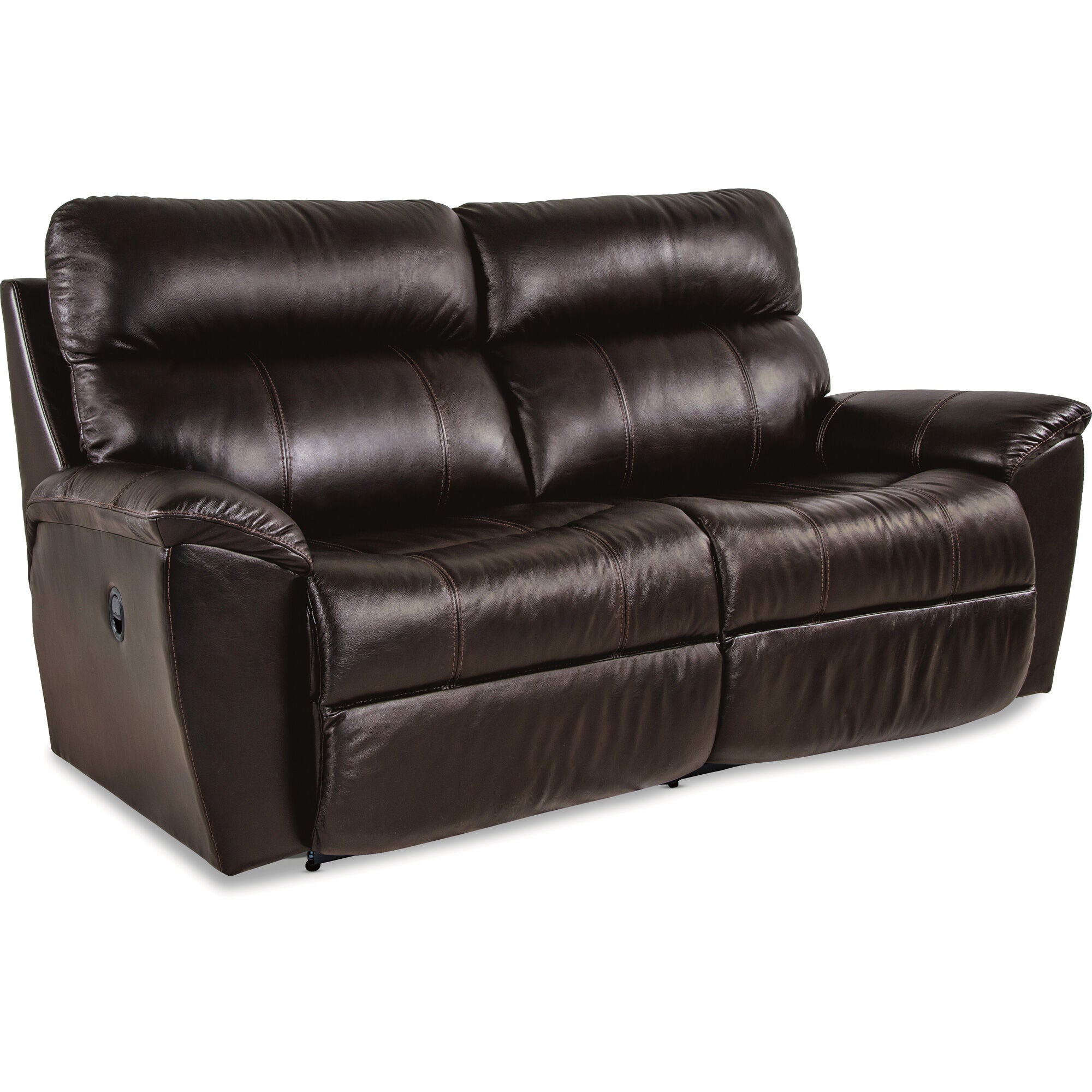 La-Z-Boy | Roman Leather Reclining Sofa | Chocolate