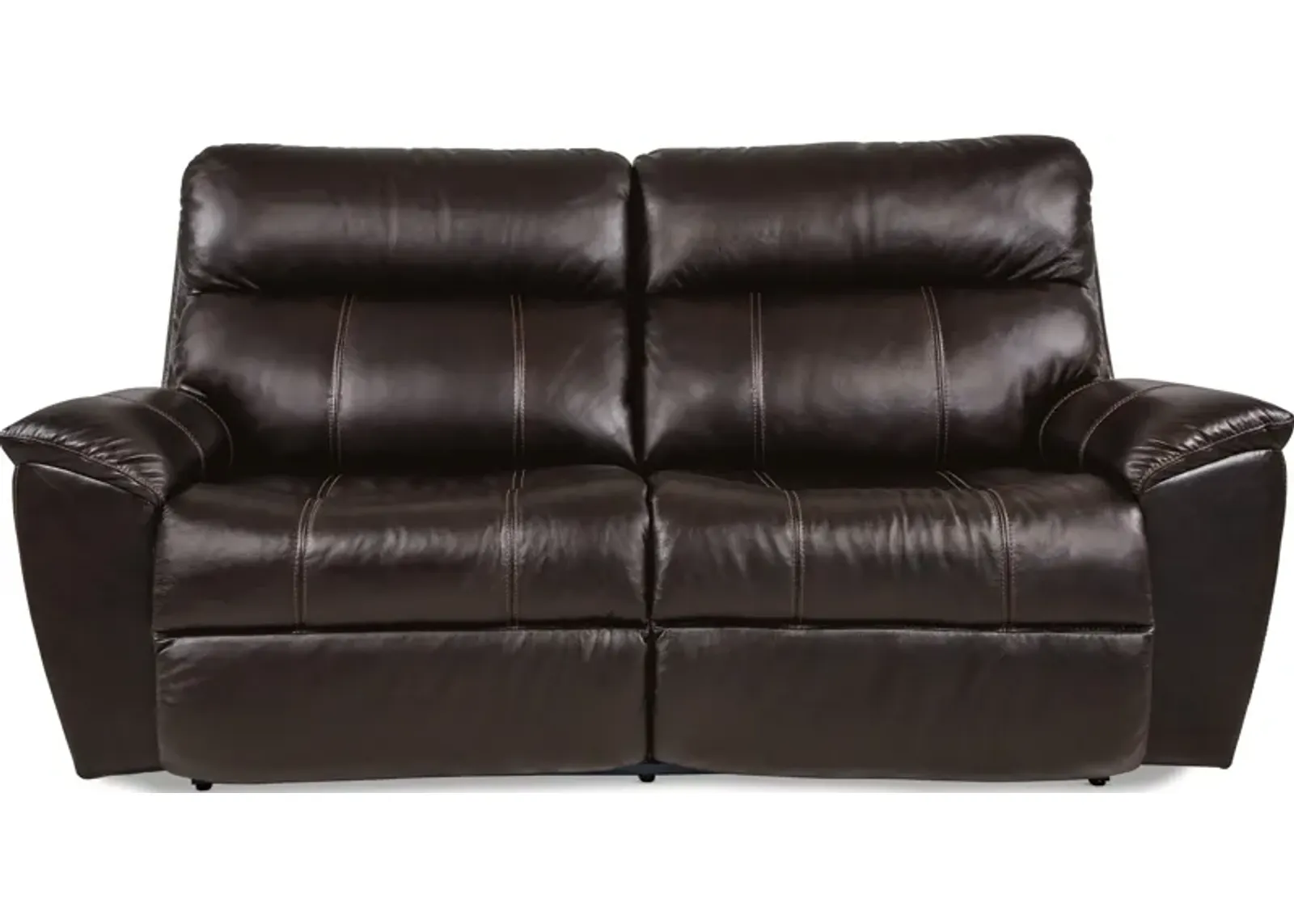 La-Z-Boy | Roman Leather Reclining Sofa | Chocolate