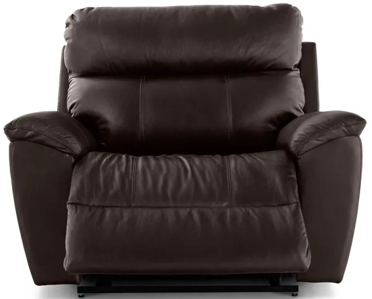 Roman Leather Reclining Oversize Chair