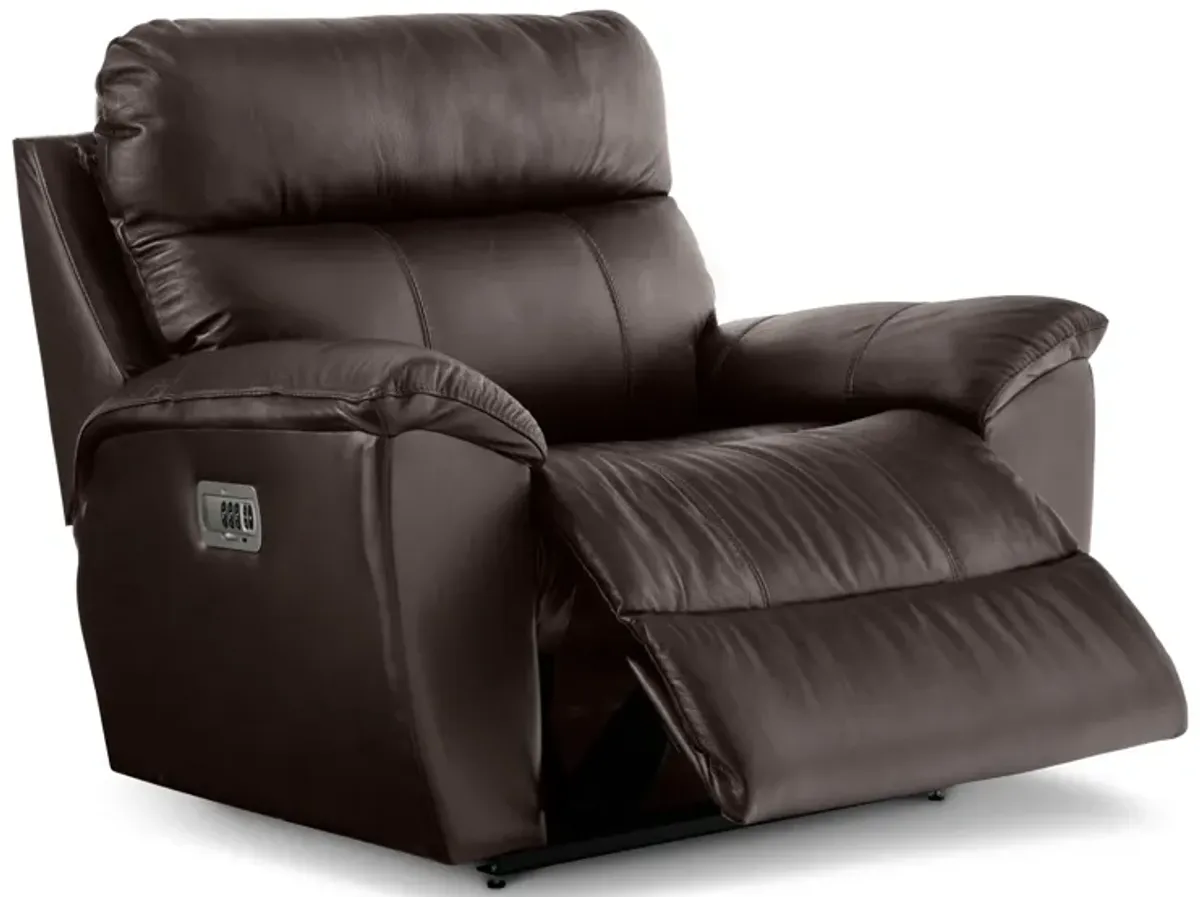 Roman Leather Tri-Power Reclining Oversize Chair