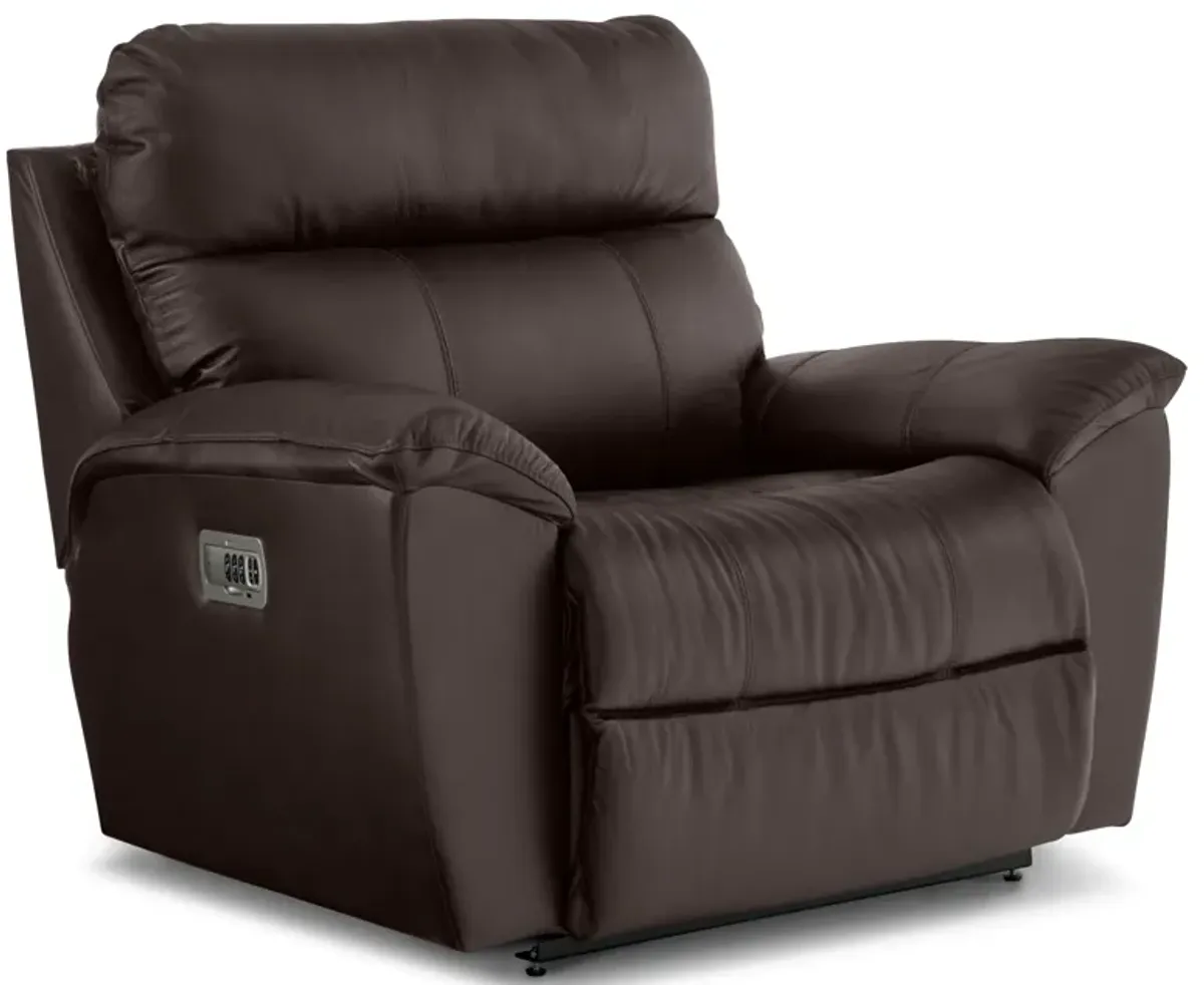 Roman Leather Tri-Power Reclining Oversize Chair