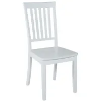 Simplicity White Side Chair