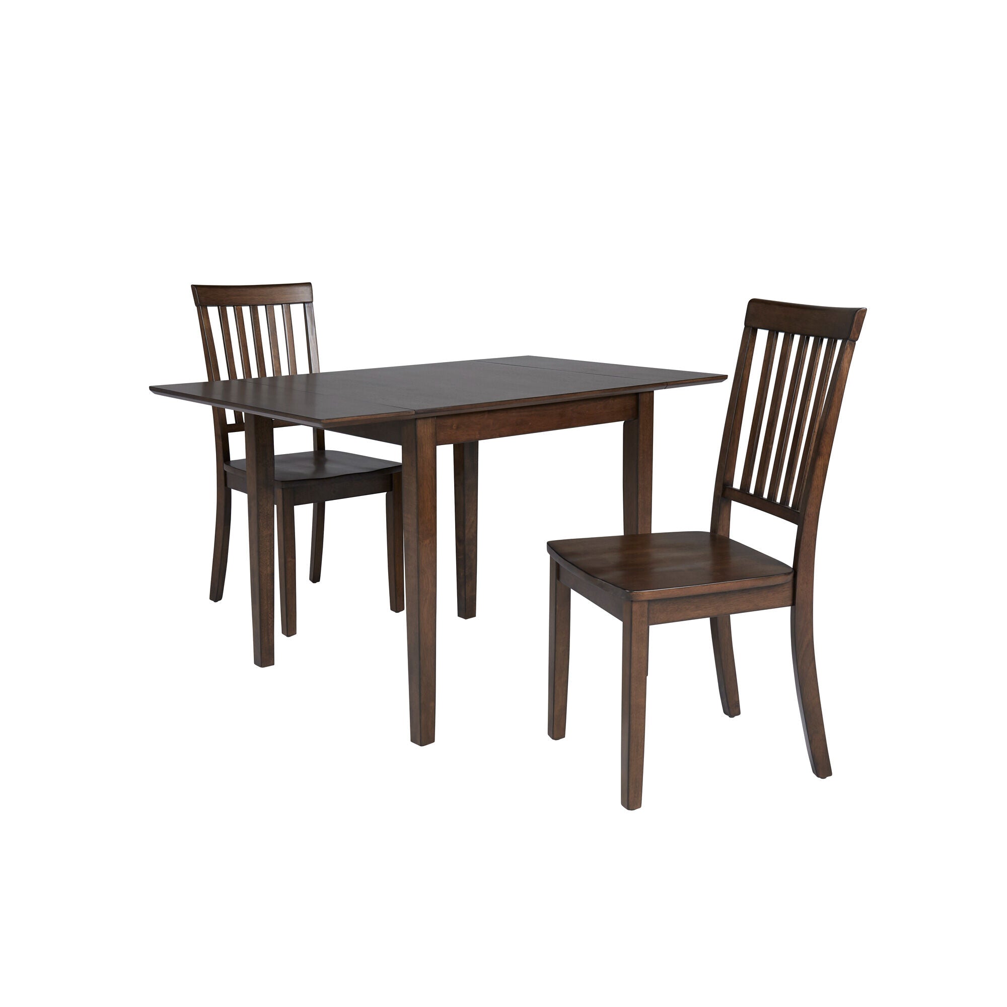 Progressive Furniture | Simplicity 3 Piece Drop Leaf Dining Set | White